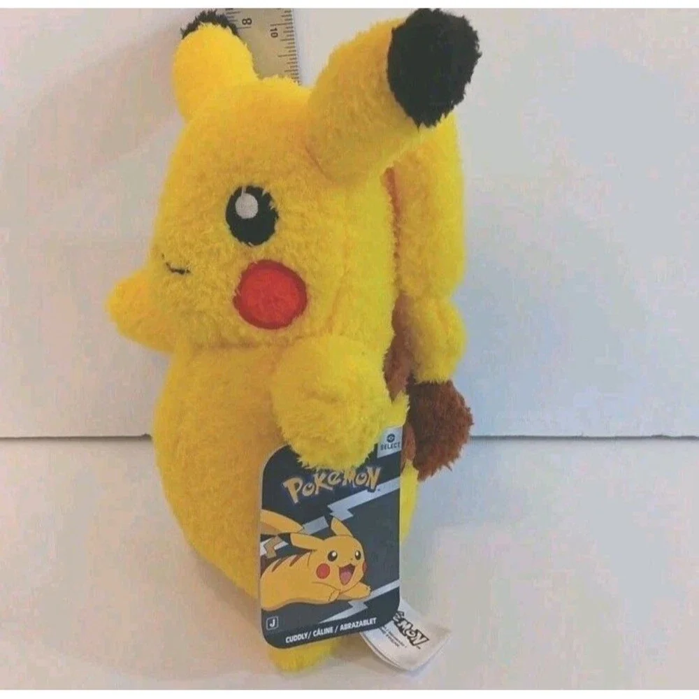 Pokemon PIKACHU Plush toy Warm and Healing Fluffy Plushy 10